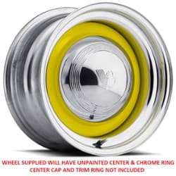 U.S. Wheel Smoothie 53 15x6 5x100 16 ET 81 CB Raw/Chrome