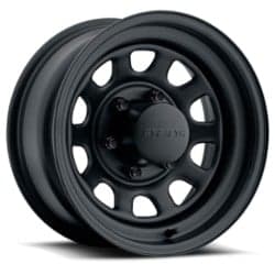 U.S. Wheel Daytona Stealth 804 15x7 5x114.3 0 ET 82.6 CB Matte Black