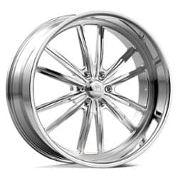 US Mags Bastille 6 UF030 24x9 Blank 5 Lug 1 ET 72.56 CB Polished