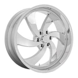 US Mags Desperado 6 - U132 24x9 6x139.7 25 ET 78.1 CB Chrome