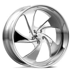 US Mags Initiative 5 UF026 24x9 Blank 5 Lug 1 ET 72.56 CB Polished