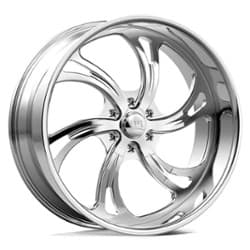 US Mags Kompressor 6 UF010 24x9 Blank 5 Lug 1 ET 72.56 CB Polished