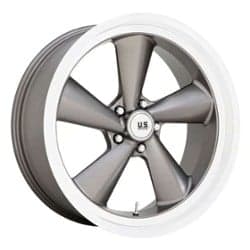 US Mags TS U137 22x9 5x127 15 ET 78.1 CB Anthracite w/ Diamond Cut Lip