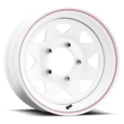 U.S. Wheel 8 Spoke 70 14x6 5x114.3 0 ET 82.6 CB Gloss White