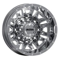 Ultra 003 Hunter Truck Dually Rear 17x6.5 8x200 -140 ET 156.2 CB Chrome