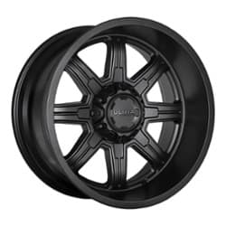 Ultra 229 Menace 16x8 6x139.7 -6 ET 106.1 CB Satin Black w/ Satin Clear Coat