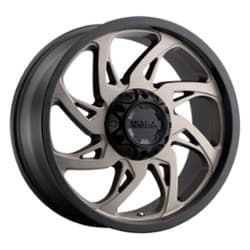 Ultra 230 Villain Dark 20x10 5x139.7/5x127 -25 ET 87 CB Satin Bronze w/Satin Black Lip