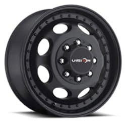 Vision 181Z Van Dually Front 17x6.5 8x170 121 ET 130.8 CB Matte Black