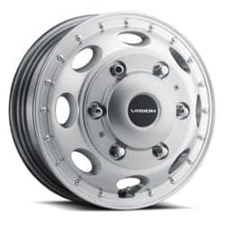 Vision 181Z Van Dually Front 16x5.5 6x205 120 ET 161.1 CB Hyper Silver