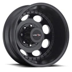 Vision 181Z Van Dually Rear 17x6.5 8x165.1 -143 ET 125.2 CB Matte Black