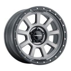 Vision 350 Ojos 17x9 5x150 12 ET 110.2 CB Satin Gray / Black Lip