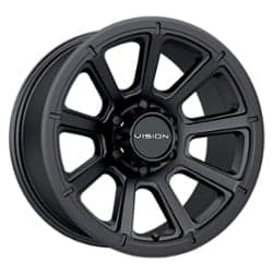 Vision 353 Turbine 16x8 5x114.3 0 ET 83 CB Matte Black