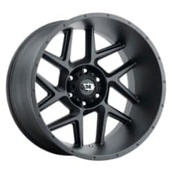 Vision 360 24x12 5x127 -51 ET 78.1 CB Sliver Satin Black