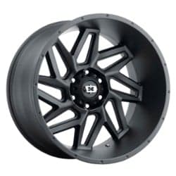 Vision 361 Spyder 22x14 6x139.7 -76 ET 106.2 CB Satin Black