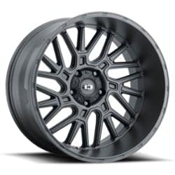 Vision 404 Brawl 22x14 6x139.7 -76 ET 106.2 CB Satin Black