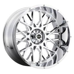 Vision 412 Rocker 24x12 5x127 -51 ET 78.1 CB Chrome