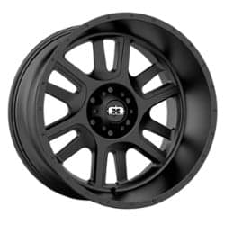 Vision 419 Split 22x12 8x180 -51 ET 124.2 CB Satin Black