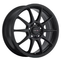 Vision Bane 16x7 4x100/4x114.3 38 ET 73.1 CB Matte Black