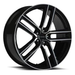 Vision 475 Clutch 19x8.5 5x120 35 ET 74.1 CB Black Machined