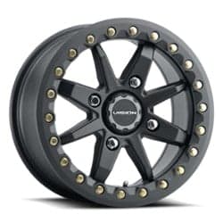 Vision 544 Bolt 14x7 4x136 38 ET 94 CB Satin Black