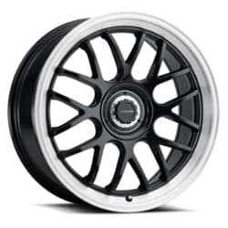 Vision 478 Alpine 16x8 5x100/5x115 38 ET 73.1 CB Gloss Black Brushed Lip