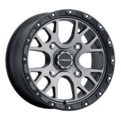 Vision 545 Rocker 14x7 4x110 13 ET 86 CB Satin Gray