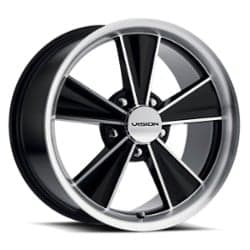 Vision Dazzler 20x10 5x114.3 35 ET 70.6 CB Gloss Black Mirror Machined Face