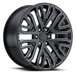 Voxx Replica SEV 22x9 6x139.7 28 ET 78.1 CB Gloss Black Milled