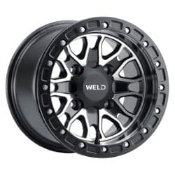 Weld UTV Raptor UTV U501 14x10 4x136 55 ET 99.9 CB Satin Black Milled