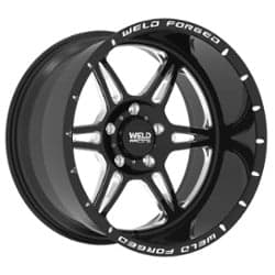 Weld Off-Road Cheyenne 6 XT W801 22x12 6x139.7 -51 ET 106.1 CB Black Milled