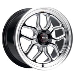 Weld Laguna Drag S152 18x10 5x114.3 45 ET 78.1 CB Black Milled