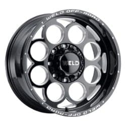 Weld Off-Road Redondo W113 20x9 6x114.3/6x120 20 ET 72.56 CB Gloss Black Milled