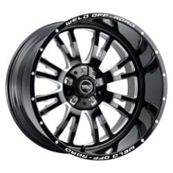 Weld Off-Road Slingblade W158 20x9 6x135/6x139.7 0 ET 106.1 CB Gloss Black Milled