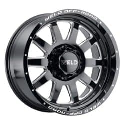 Weld Off-Road Stealth W102 18x9 5x114.3/5x127 0 ET 78.1 CB Black Milled