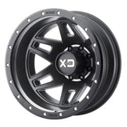 XD Series XD130 Machete Dually Rear 17x6.5 8x200 -155 ET 142 CB Satin Black With Reinforcing Ring