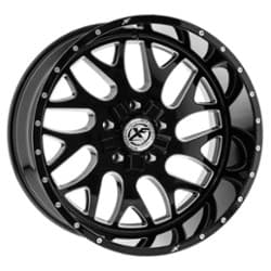 XF Off-Road XFX-301 20x10 6x135/6x139.7 -24 ET 108 CB Gloss Black Milled