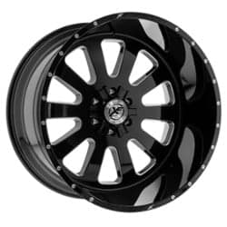 XF Off-Road XFX-302 20x9 8x165.1/8x170 0 ET 125.2 CB Gloss Black Milled