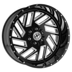 XF Off-Road XFX-304 24x14 5x127/5x139.7 -76 ET 78.1 CB Gloss Black Milled