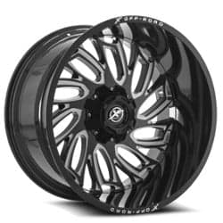 XF Off-Road XF-207 20x9 8x165.1/8x180 0 ET 125.2 CB Gloss Black Milled