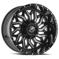 XF Off-Road XF-228 24x14 5x139.7/5x150 -76 ET 110.3 CB Gloss Black Milled