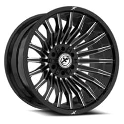 XF Off-Road XF-231 20x10 Blank 6 Lug -24 ET 125.2 CB Gloss Black Milled