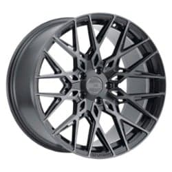 XO Luxury Phoenix 20x11 5x112 37 ET 66.6 CB Gunmetal w/Brushed Gunmetal Face