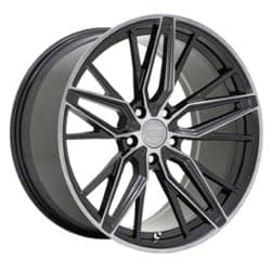 XO Luxury Zurich 20x9 5x114.3 30 ET 76.1 CB Gloss Black with Machined Gloss Dark Tint