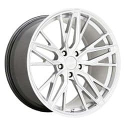 XO Luxury Zurich 20x10.5 5x112 42 ET 66.6 CB Hyper Silver with Mirror Cut Face