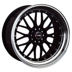 XXR 521 19x8.5 5x114.3/5x120 25 ET 73.1 CB Black / Machined Lip