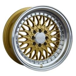 XXR 536 16x8 4x100/4x114.3 20 ET 73.1 CB Hyper Gold / Machined Lip