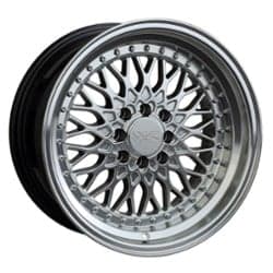 XXR 536 17x9 5x100/5x114.3 25 ET 73.1 CB Hyper Silver / Machined Lip