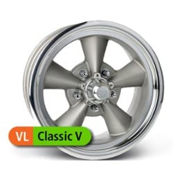 E-T Wheels classicv 15x7 0 ET 73 CB Gray