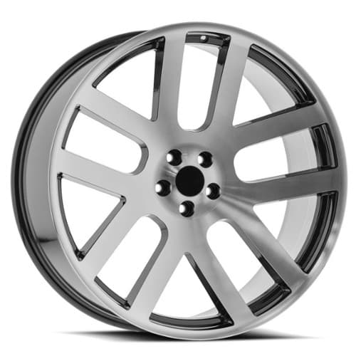 O.E. Revolution 107 22x9 5x115 20 ET 71.5 CB Gloss Black Machined (10722905115+20BM)