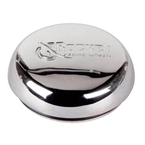 Rocket Racing Caps - Rocket Center Cap Chrome (330241)